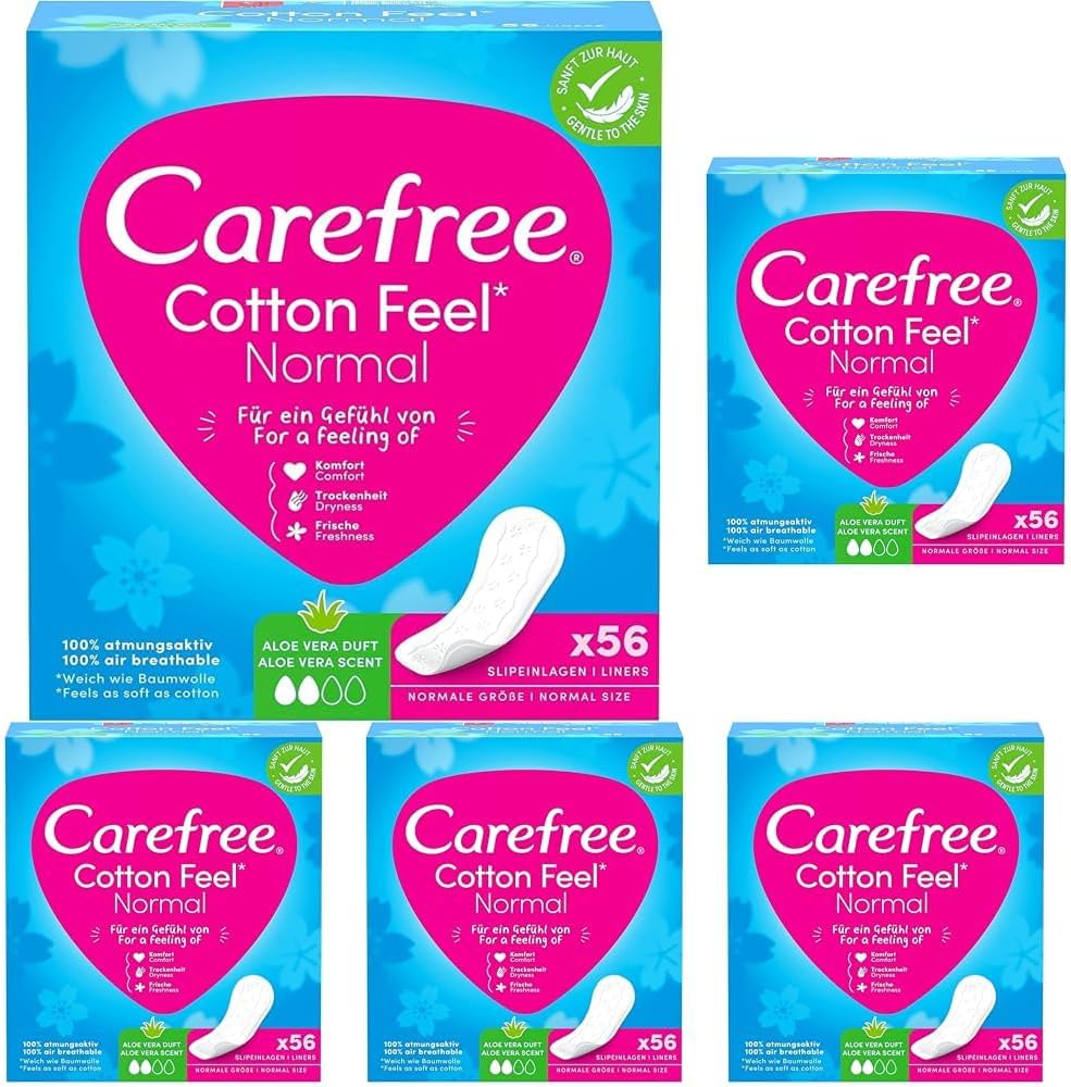 Carefree Panty Liners Aloe Vera