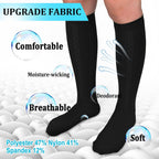 30-40mmHg Medical Graduated Compression Socks for Women&Men Circulation-Compression Stockings-Knee High Socks for Support,Hiking,Running
