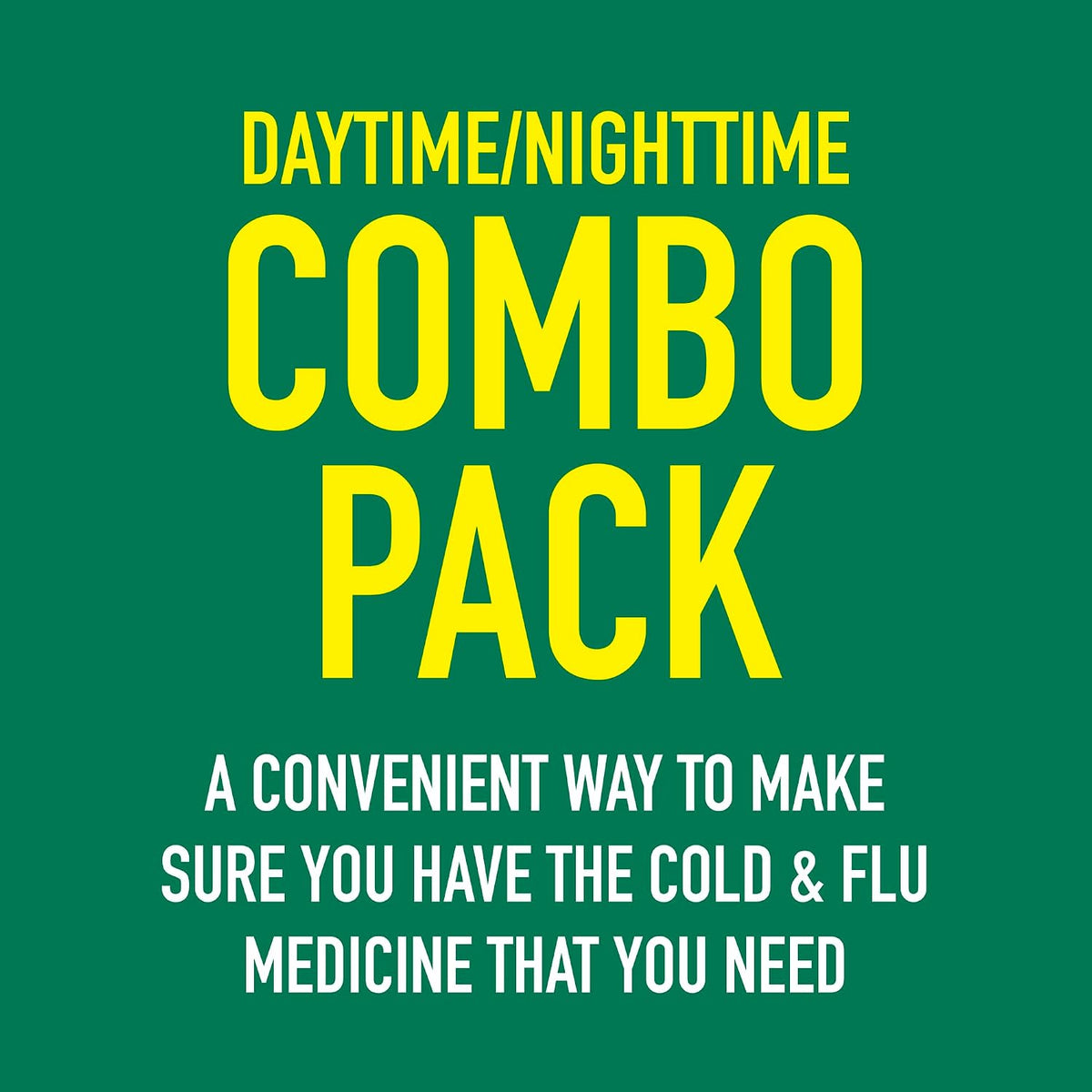 Good Sense Cold and Flu Relief Combo Pack, Daytime and Nighttime Softgels, Cold Medicine for Day and Night, 32+16 CT