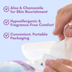Nurture XL Antibacterial Body & Hand Sanitizing Cloths - 25 Wipes, 3 Pack | Ultra thick, strong moist wet towelettes offer gentle daily skin refreshing care for adults or baby; soft smooth foam pure