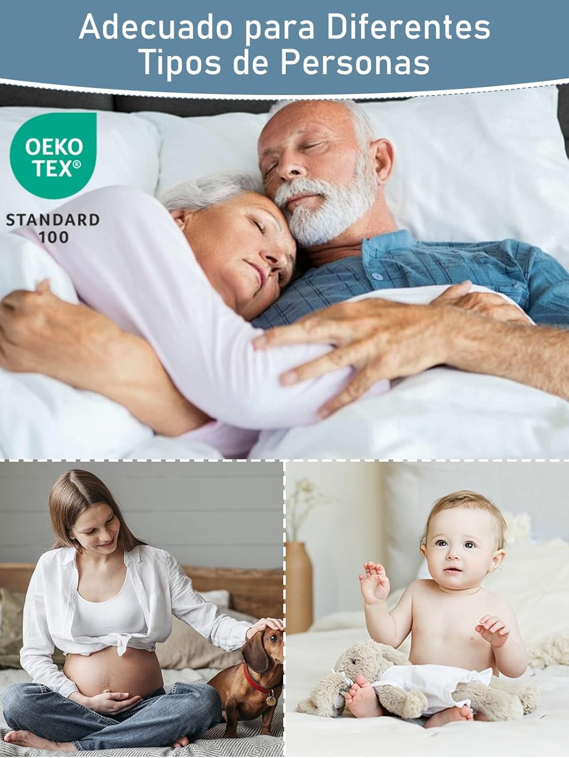 Washable Adult Bed Pads with Wings 50 cm – 90 x 85 cm (Pack of 2) – Waterproof, Absorbent – Ideal for Adults, Children and Older, for 90 cm Beds