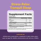 Natural Factors Tranquil Sleep - Calm Sleep Health Supplement - Relaxation Support Supplement with Melatonin & 5-HTP - 60 Chewable Tablets (30 Servings)