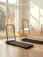 WalkingPad Foldable Walking Pad Treadmill with Handle Bar Under Desk | Treadmill for Home Small, Removable Handrail, Compact Storage, Space Saving for Home and Office Use
