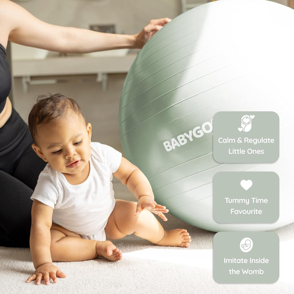 BABYGO Birthing Ball, Pregnancy & Labor, Award Winning Book
