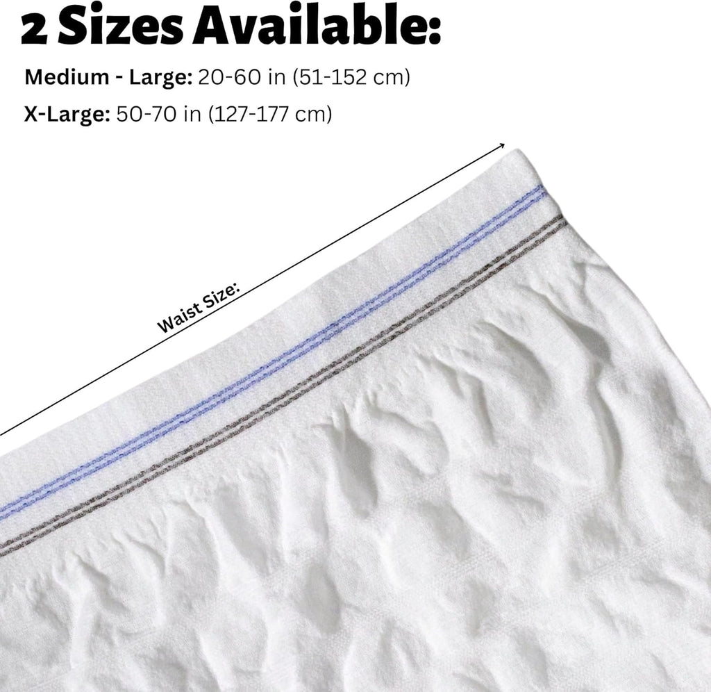 5 Pack Mesh High Waist Knit Underwear for Postpartum and Incontinence Size (M/L)