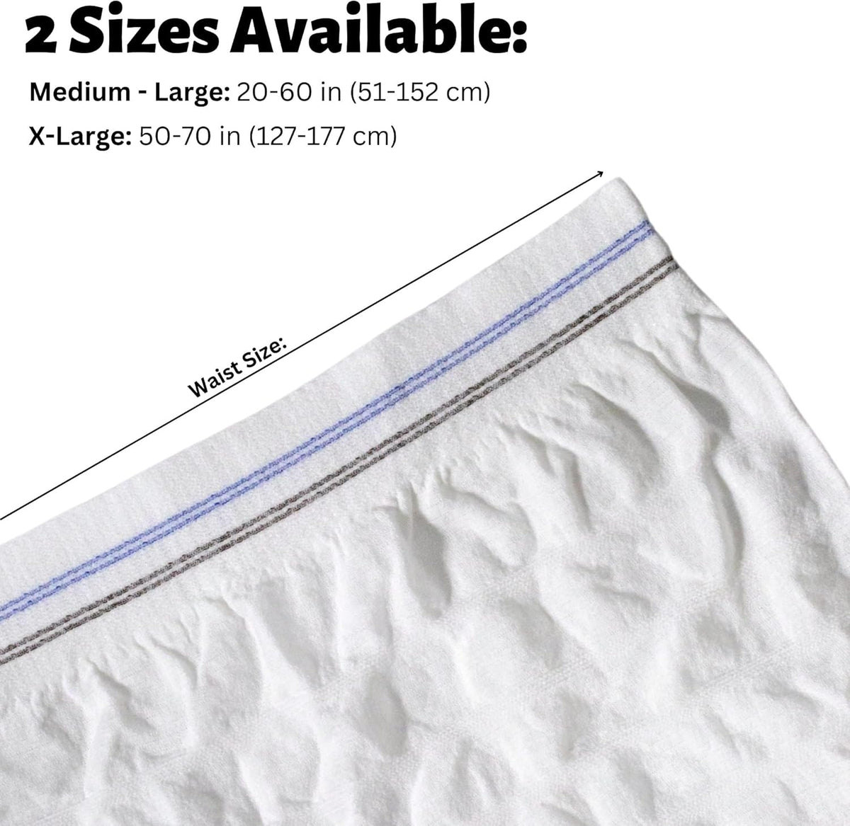 5 Pack Mesh High Waist Knit Underwear for Postpartum and Incontinence Size (M/L)