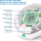 LiveFine 28-Day Locking Automatic Pill Dispenser with Alarm, Clear Lid