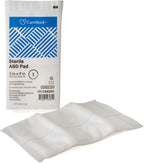 CareStock Abdominal Pad - Highly Absorbent Nonwoven Cellulose ABD Pads, Wound Care First Aid - Individually Packed, Sterile - 5 in. x 9 in., 20 Count, 2 Packs, White