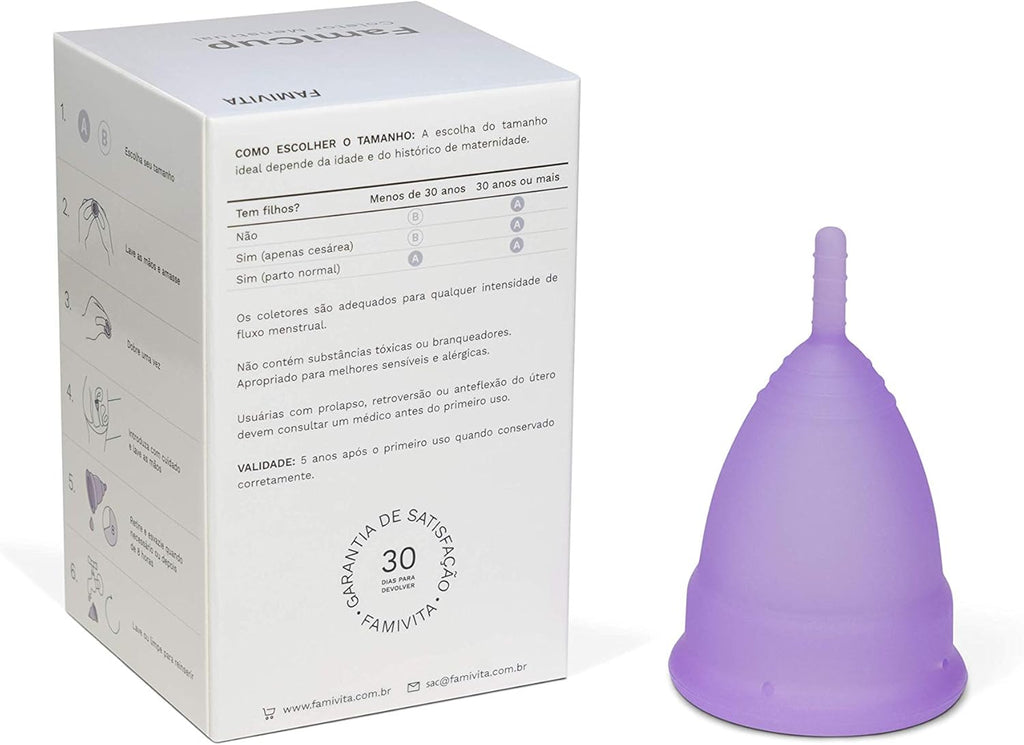 FamiCup Menstrual Cups and Discs Hypoallergenic 25ml
