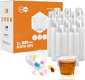 Turbo Bee 1oz Disposable Medicine Cups (30 ml), 1800 Pack, Small Clear Cups