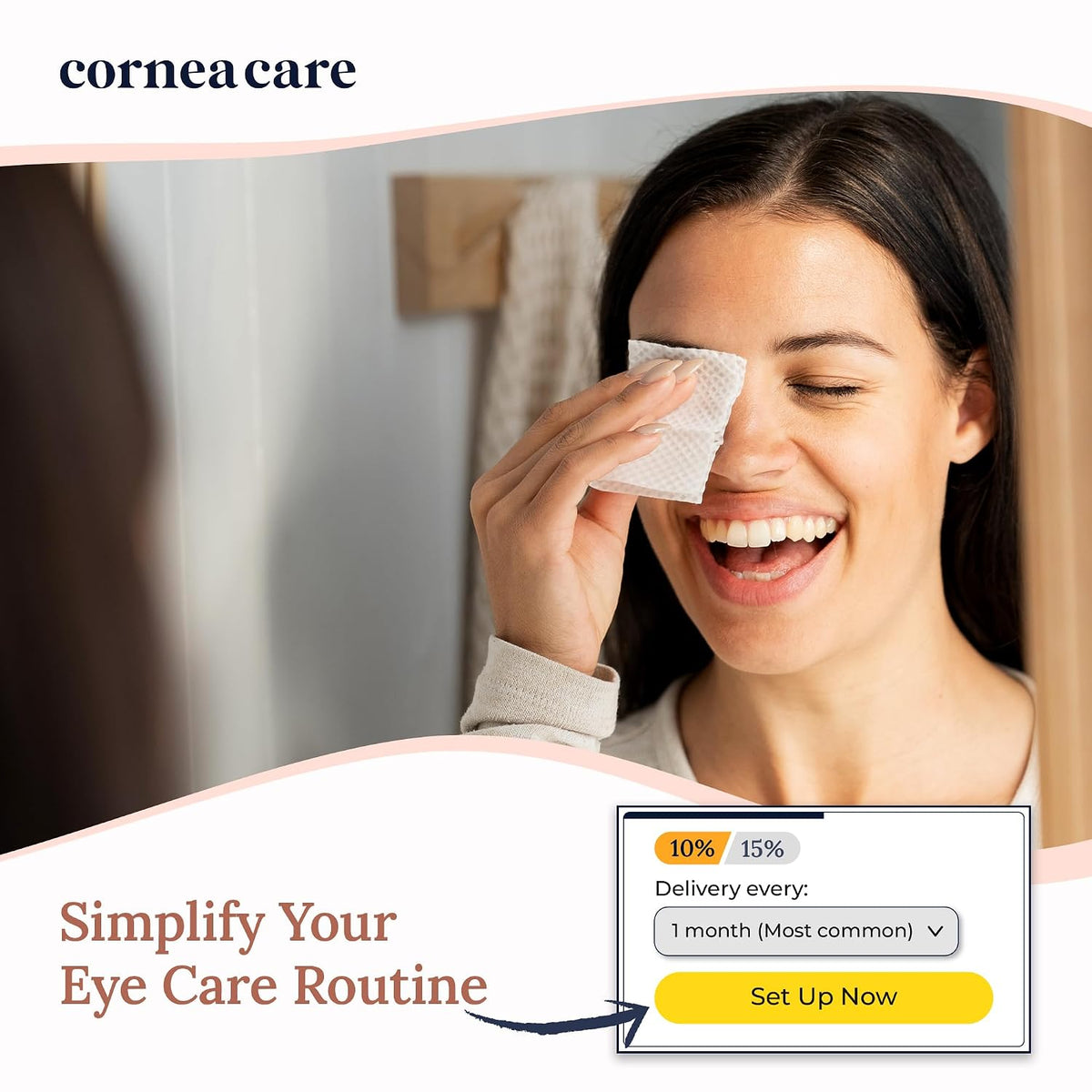 CorneaCare Rise Eyelid Wipes with Tea Tree Oil & Hyaluronic Acid | 30 Count | Eye Wipes with Tea Tree Oil & Hyaluronic Acid | Relieves Redness, Irritation | Demodex Mites Treatment & Eyelid Cleaning