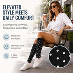 Copper Compression Socks for Women & Men (6 pairs) - Best Support for Nurses, Running, Hiking, Recovery