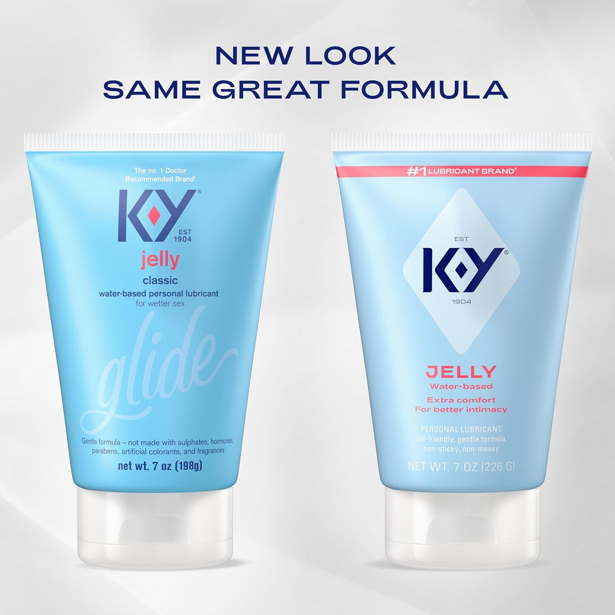 K-Y Jelly Classic Water-Based Personal Lubricant, Water Based Lube Helps Relieve Discomfort, 7 FL OZ
