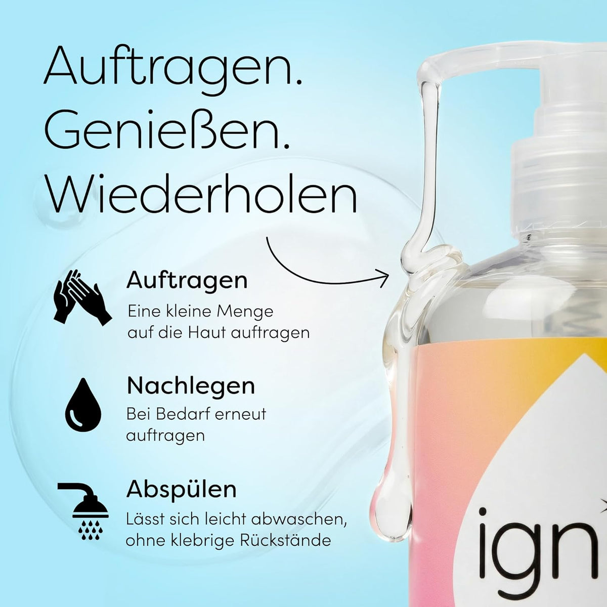Ignite Personal Lubricants Water-Based pH-Neutral 250 ml