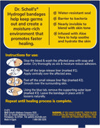 Dr. Scholl’s Cuts & Scrapes Flexible Adhesive Waterproof Large Seal & Heal Bandages, First Aid and Wound Care Medical Supplies, Medical-Grade Hydrogel Locks in Moisture to Promote Healing, 16 Count