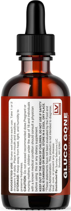 (3 Pack) GlucoGone Drops - Original Premium GlucoGone Liquid Drops All Natural Ingredients Support Advanced Formula for Overall Health & Wellness, Organic Droppers, 3 Bottles for 3 Months