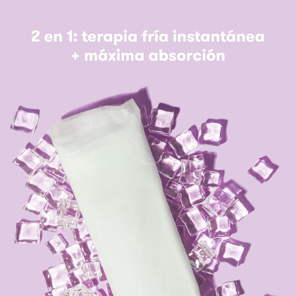 Frida Mom Postpartum Cold Pads, High Absorbency, Instant Cold Therapy, Adhesive, Perineal Area, Pack of 8