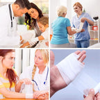 Medical Gauze Bandage Rolls, Soft Conforming Stretch, 10 Pack Stretch Gauze Wrapfor First Aid Wound CareRoll,sterile Medical Grade Gauze Bandage,5cm x 4.5m