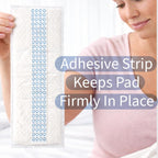 Vakly Postpartum Pads 6" x 17" (40 Pack) – XL Super Absorbent Maternity Pad Liners for Overnight Leak Protection, Incontinence Booster Pads with Adhesive