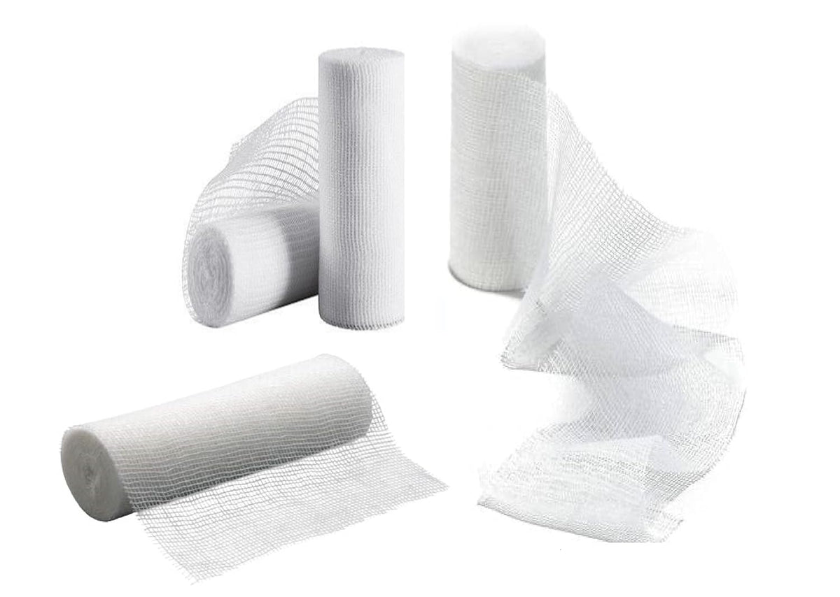 E.T.O Sterile Roller Bandage FII (10cm x 4m) - Pack of 12 Rolls | Absorbent Cotton Gauze Medical Bandage Roll for Wound Care & Dressing | Hospital Grade Elastic Support & First Aid Supplies