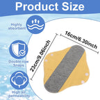 Waschbare Panty Liners Reusable Breathable 8 pieces