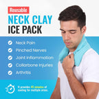 ICEWRAPS Reusable Cold Pack with Fabric Cover - Standard 7 x 28 Inch, Blue