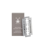 MÜHLE NEO Bundle - 4 Piece Set - Safety Razor Chrome-Plated Blades, Cream, After Shave - Closed Comb, Rubber Grip, Black