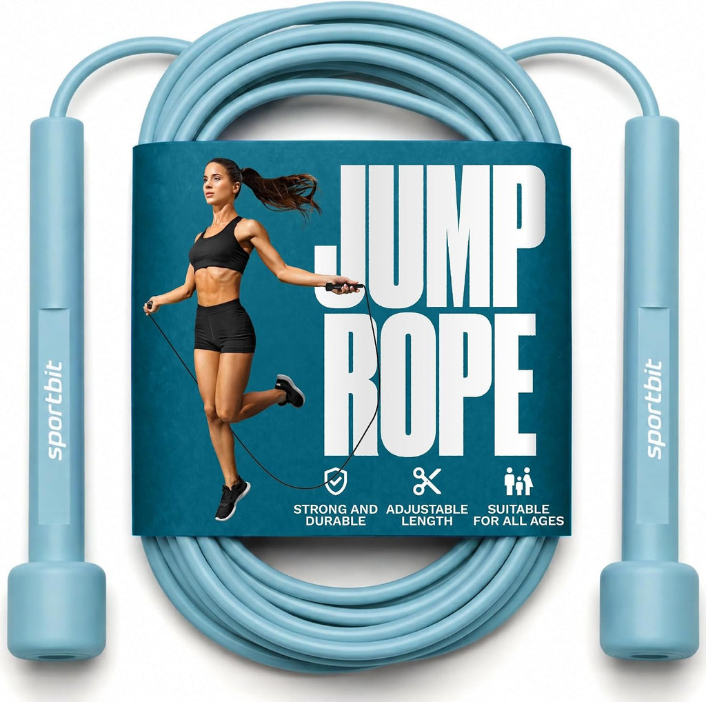 SPORTBIT Adjustable Jump Rope for Fitness and Exercise