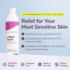 Kindra V Serum Vaginal Moisturizer - OBGYN Recommended For Itching, Burning, Vaginal Atrophy, UTI BV Infection Odor Prevention, with Hyaluronic Acid, Estrogen-Free, pH-Balanced - 60 Applications
