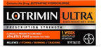 Lotrimin Ultra 1 Week Athlete's Foot Treatment, Prescription Strength Butenafine Hydrochloride 1%, Cures Most Athlete’s Foot Between Toes, Cream, 1.1 Oz