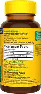 Nature Made Vitamin K2 100 mcg, 30 Softgels | Vitamin K2 Supplement, Vitamin K2 MK7 Form to Help Support Healthy Bones, USP Verified, 30 Day Supply