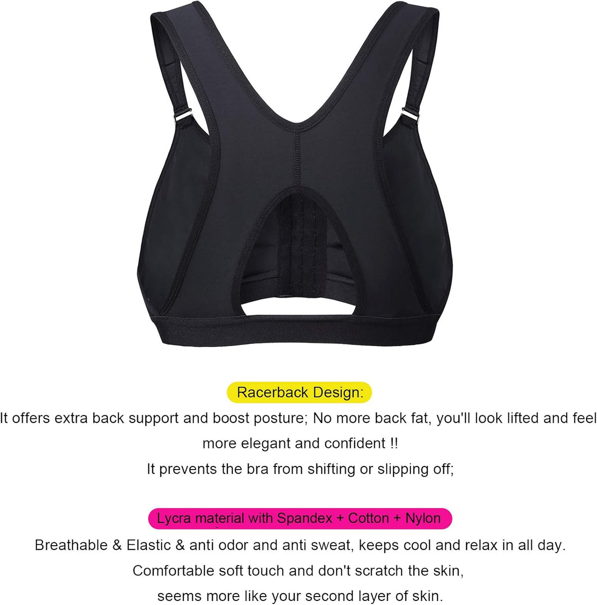 YIANNA Bras Wire-Free