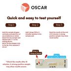 Oscar HIV1 & HIV2 Rapid Home Self-Test Kit (Pack of 4)