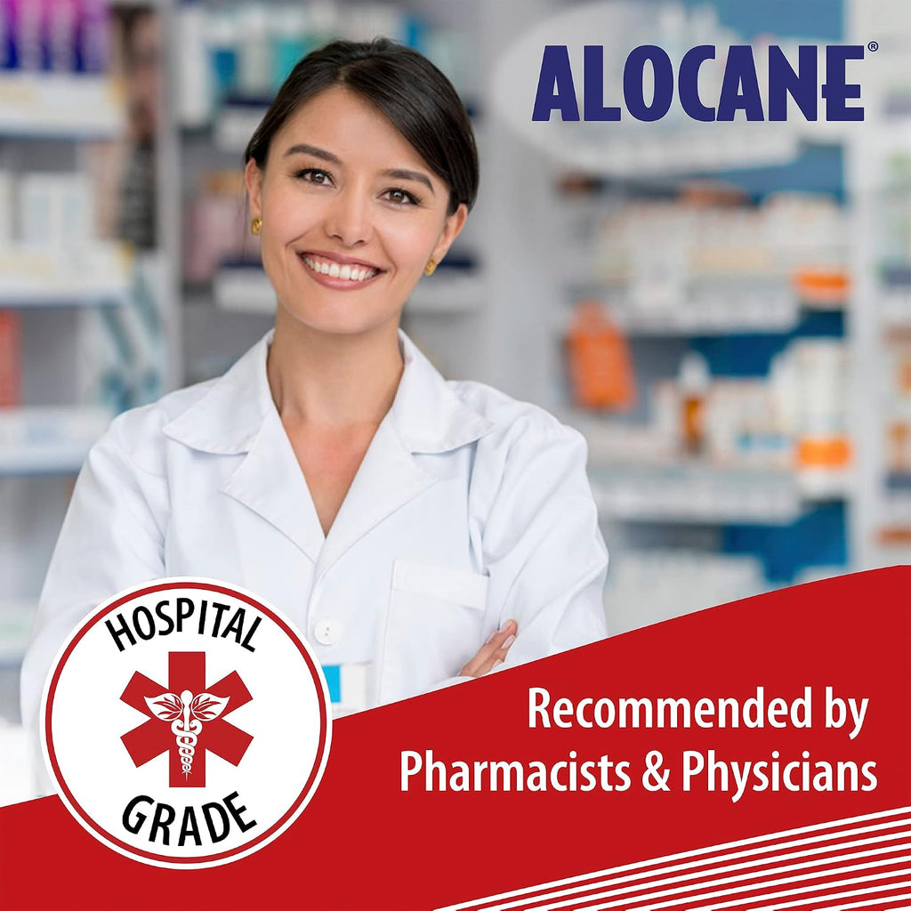 ALOCANE® Emergency Burn Gel Maximum Strength 4% Lidocaine Individual Use Packets,Commercial Grade, for Restaurants, Manufacturing, Other Heat Related Work environments, for Commercial Use Only, 24 Ct