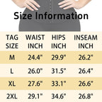 High Waist Tummy Control Yoga Pants Compression Leggings for Women Black Workout Butt Lifting Gym Scrunch Waist Trainer