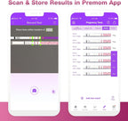 Pregnancy Test Strips Early Detection: Easy@Home 40 x HCG Strips 10mIU/mL, Accurate Early Pregnancy Tests, Sensitive HCG Pregnancy Test Strips with Smart APP, Home Fertility Testing Kit 40 Packs
