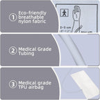 Alcarefam XXXL Blood Pressure Cuff, 9”-26” (22-66CM) Extra Large Cuff Compatible with Omron BP Monitor, Replacement XXX-Large Cuff for Adult Big ARM, with 7 Connectors