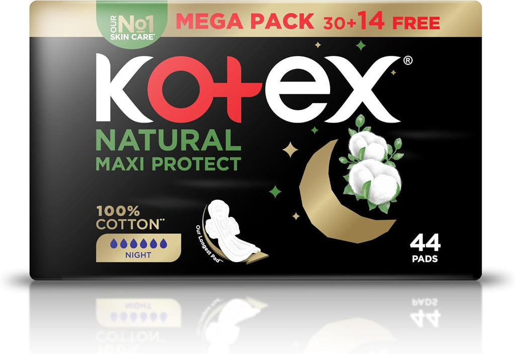 Kotex Sanitary Pads 100% Cotton With Wings