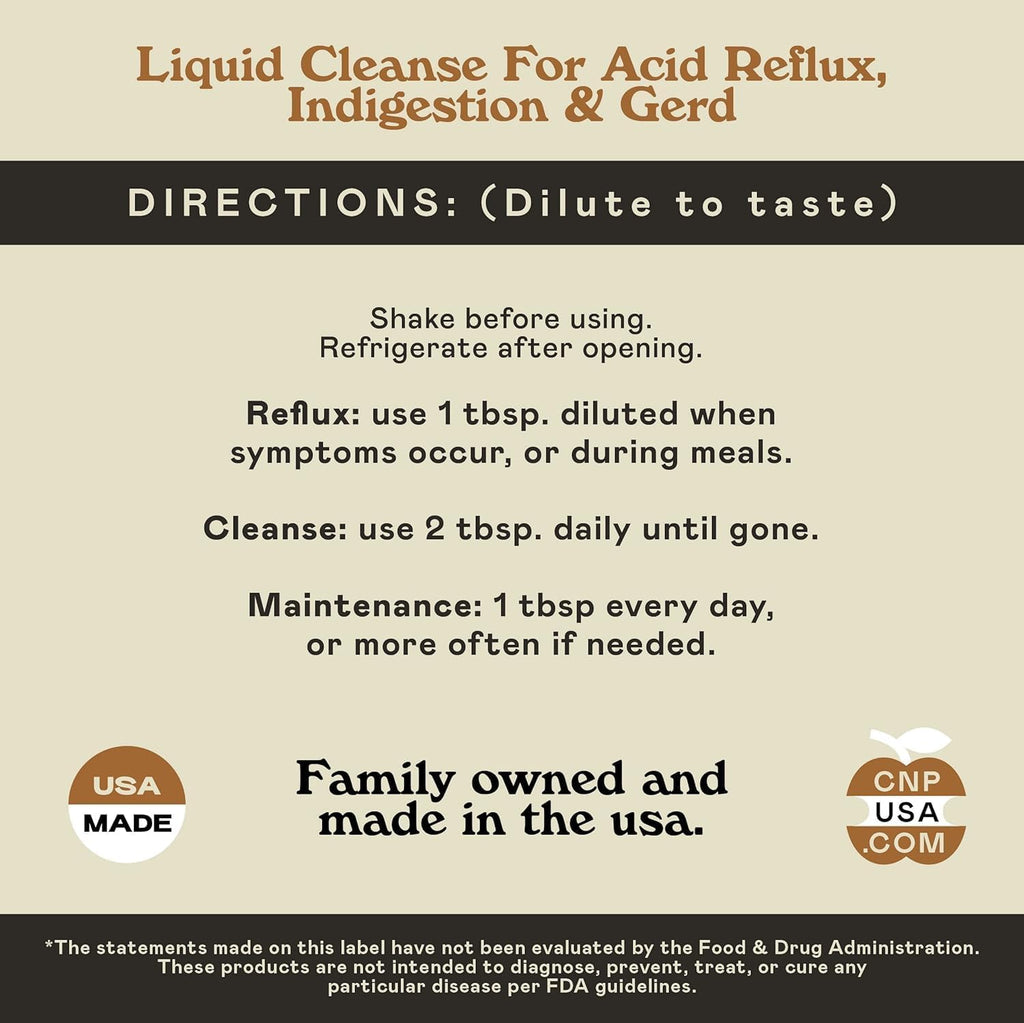 Acid Reflux Complete 16oz - Natural Organic Liquid Heartburn, GERD, & Amish Reflux Relief Remedy & Medicine (Pack of 2)