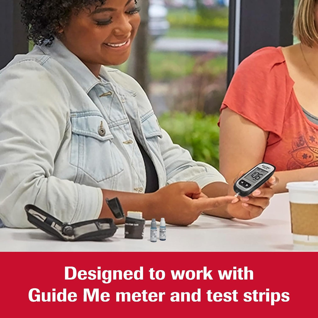 Accu-Chek Guide Diabetes Control Solution | Level 1 & 2, For Guide and Guide Me Test Meters, Diabetic Blood Glucose Monitoring