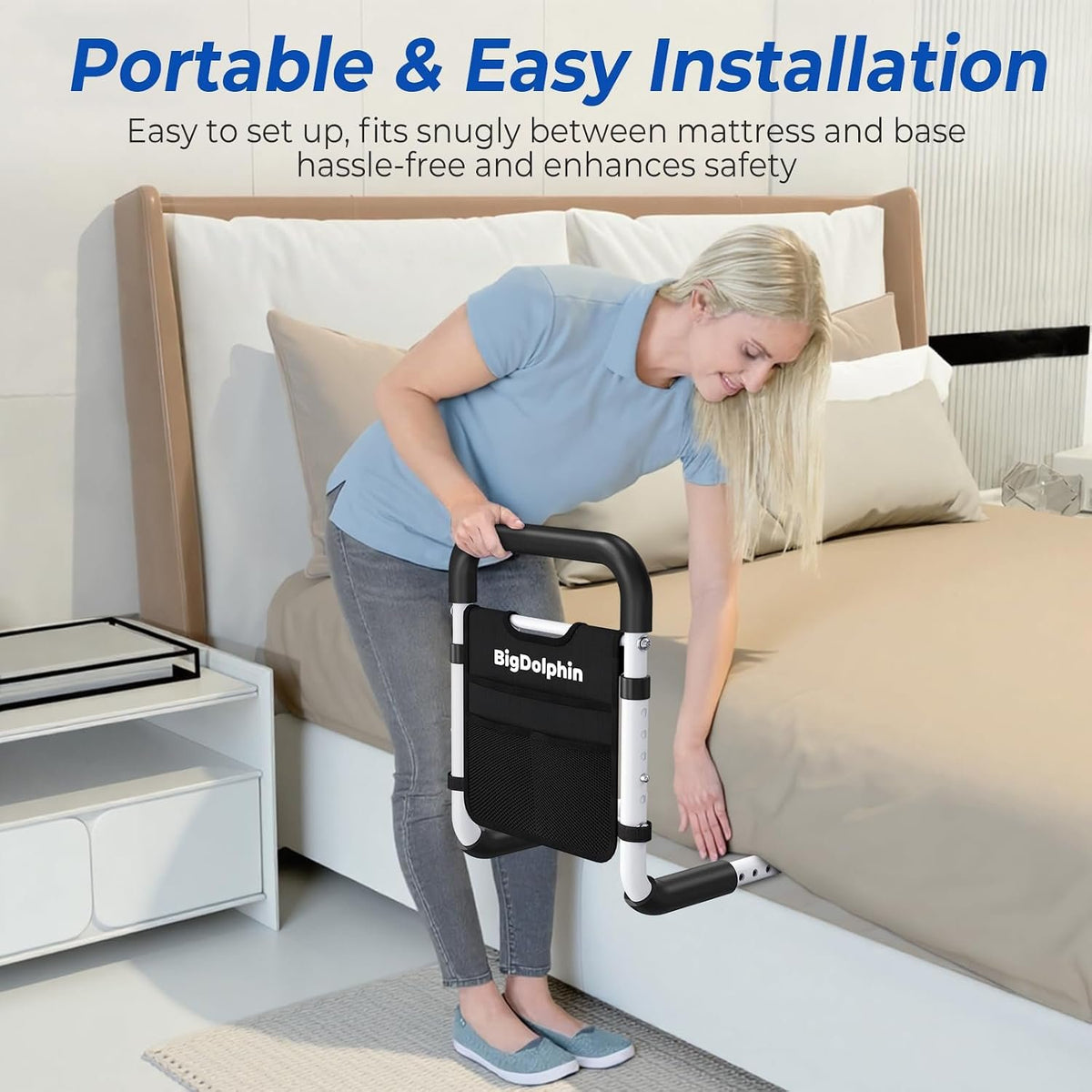 Bed Rails for Elderly Adults Safety, 350 LB Capacity, Model BS05