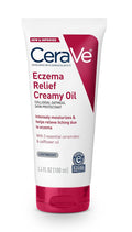 CeraVe Eczema Relief Creamy Body Oil, Body Cream & Lotion, 34oz | Colloidal Oatmeal Skin Care Formula with Ceramides Acts As A Soothing Eczema Treatment For Dry, Itchy Skin Relief