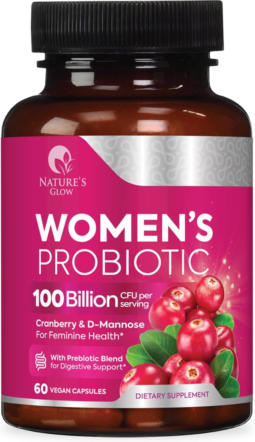 Probiotics for Women, Probiotic with 50 Billion CFU, Multi Strains to Support Immune, Digestive, Feminine Vaginal and Urinary Health, Shelf Stable, Delayed Release, No Soy Gluten Dairy - 60 Capsules