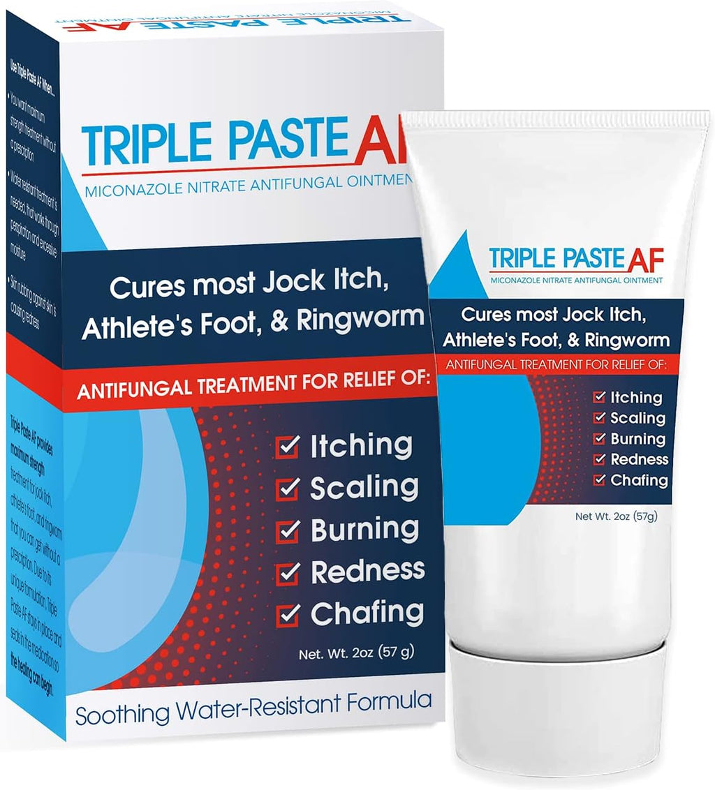 Triple Paste AF Antifungal Ointment, 2% Miconazole Cream, 2 oz