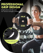 AboveGenius 45 lb Barbell Weight Set, Adjustable Workout Bar | Barbell Weight Set for Home Gym Strength Training, Full Body Workout, Muscle Building, Home Fitness Weight Lifting Equipment