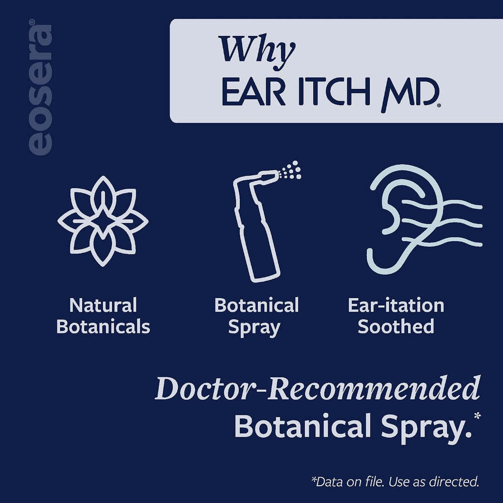 eosera Ear Itch MD Dry Ear Relief Oil Spray - 17 mL Soothes Dry, Itchy Ears