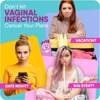 Lagicam 3 Day Vaginal Yeast Infection Treatment for Women, Start working on the 1st Day, Miconazole Nitrate, Antifungal Cream relieves Itching and Irritation, 3 Disposable Applicators & Cream (1 Pack)