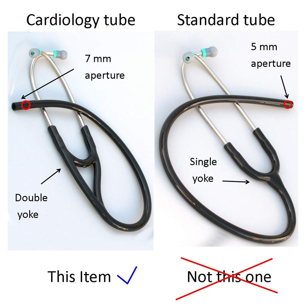 Tubing Compatible with Littmann (r) Master Cardiology (r) and Cardiology III (r) Stethoscope TUBING - 7mm Binaurals T7 Blue