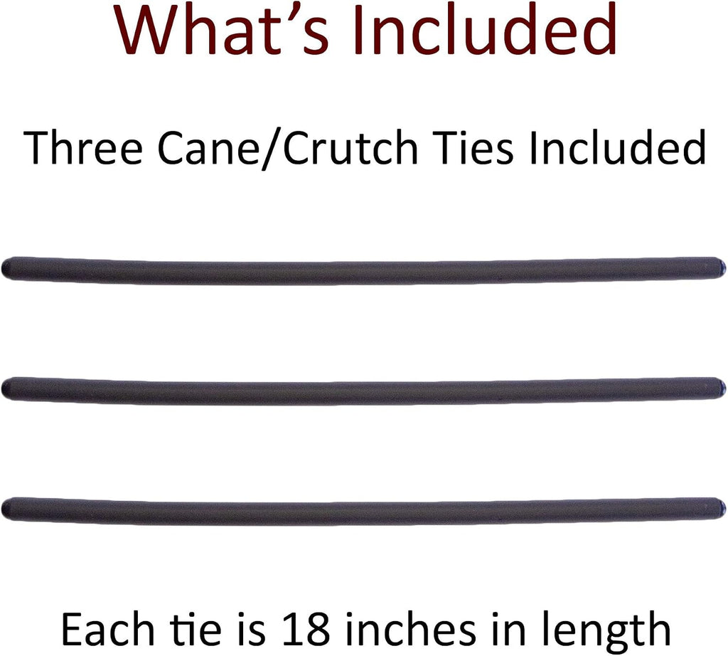Cane Holder Clip for Walkers, Rollators & Wheelchairs, 3-Pack