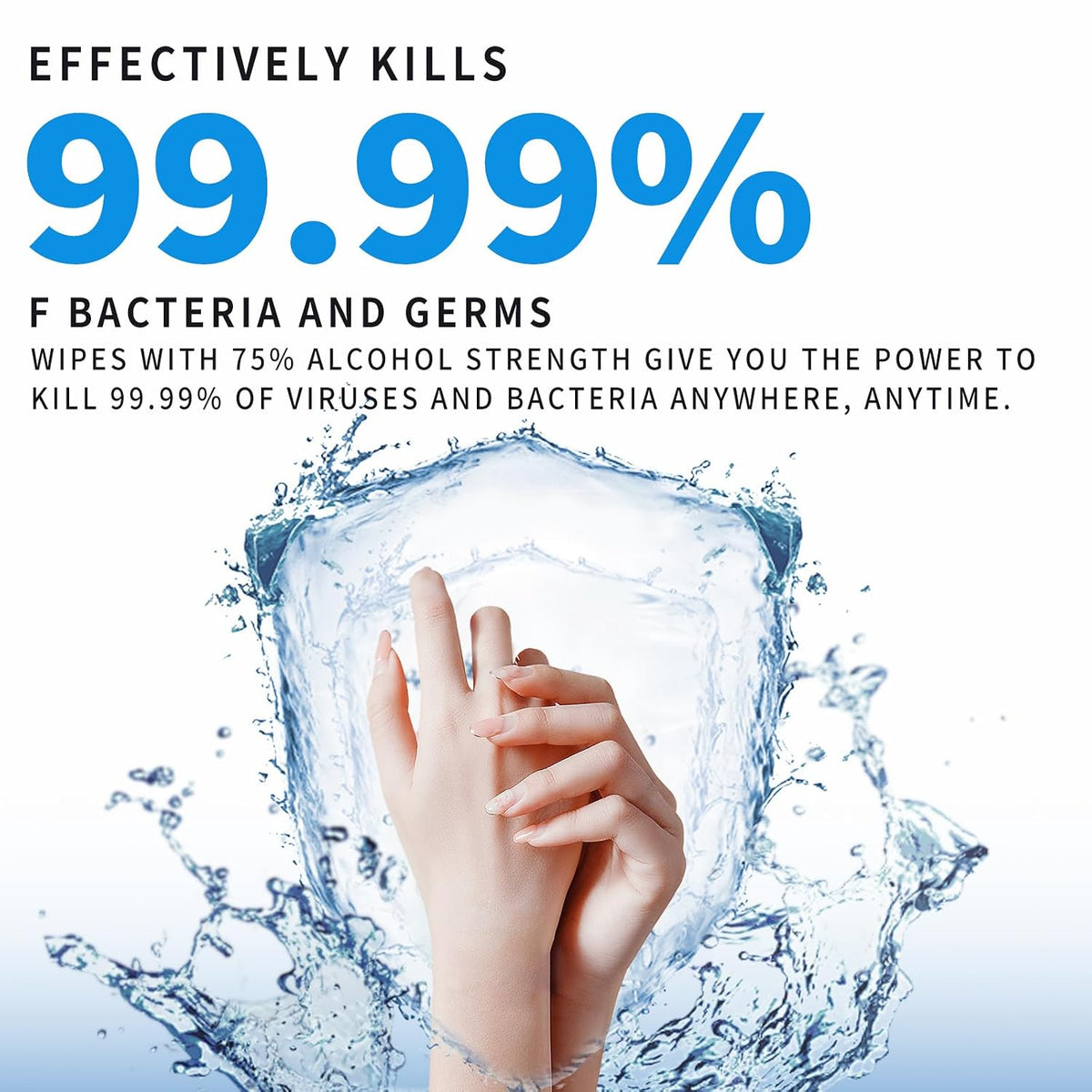 Beautifier Life 75% Alcohol Wet Hand Sanitizing Wipes - With Aloe, Moisturizer, and Vitamin E Formula - Premium Sanitizer for Travel, Home, Office, and School Use (Aloe, 200)